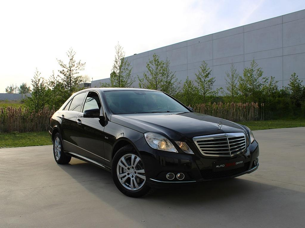✅Mercedes-Benz E220CDi * Cruise *PDC * Navi * Leder * 163pk, Auto's, Mercedes-Benz, Achterwielaandrijving, Zwart, 4 cilinders