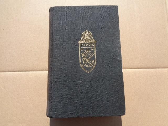 WO 2 boek uit 1940 , NARVIK - Vom Heldenkampf D. Zerstörer, Boeken, Oorlog en Militair, Gelezen, Marine, Tweede Wereldoorlog, Ophalen of Verzenden