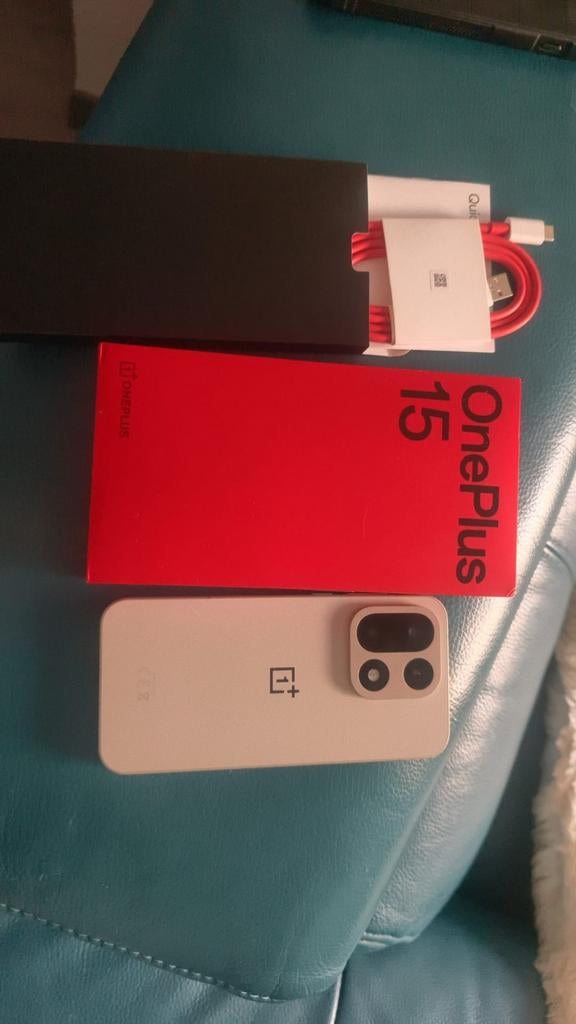 Oneplus 15 512gb beige als nieuw, Telecommunicatie, Ophalen of Verzenden