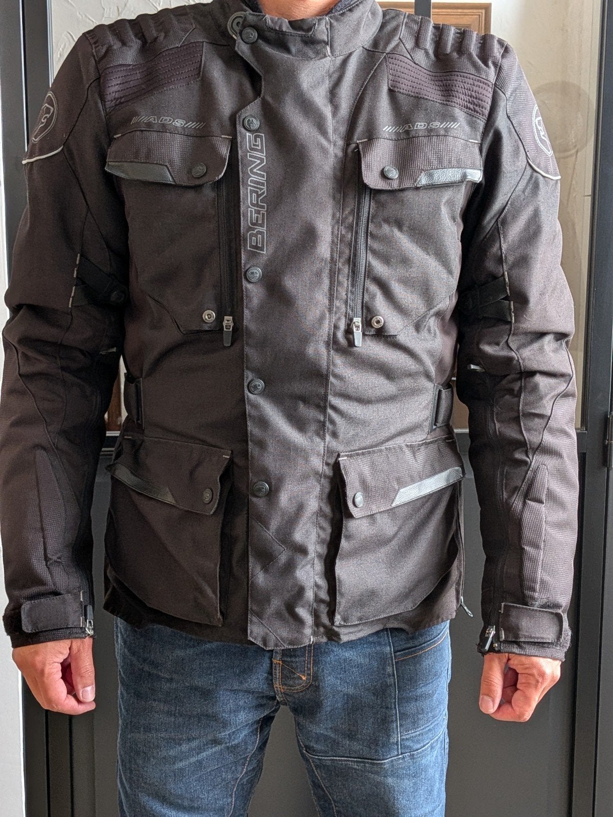 Bering Rubicon Adventure - Taille M - Noire - Très bon état, Motoren, Kleding | Motorkleding, Jas | textiel, Heren, Ophalen of Verzenden