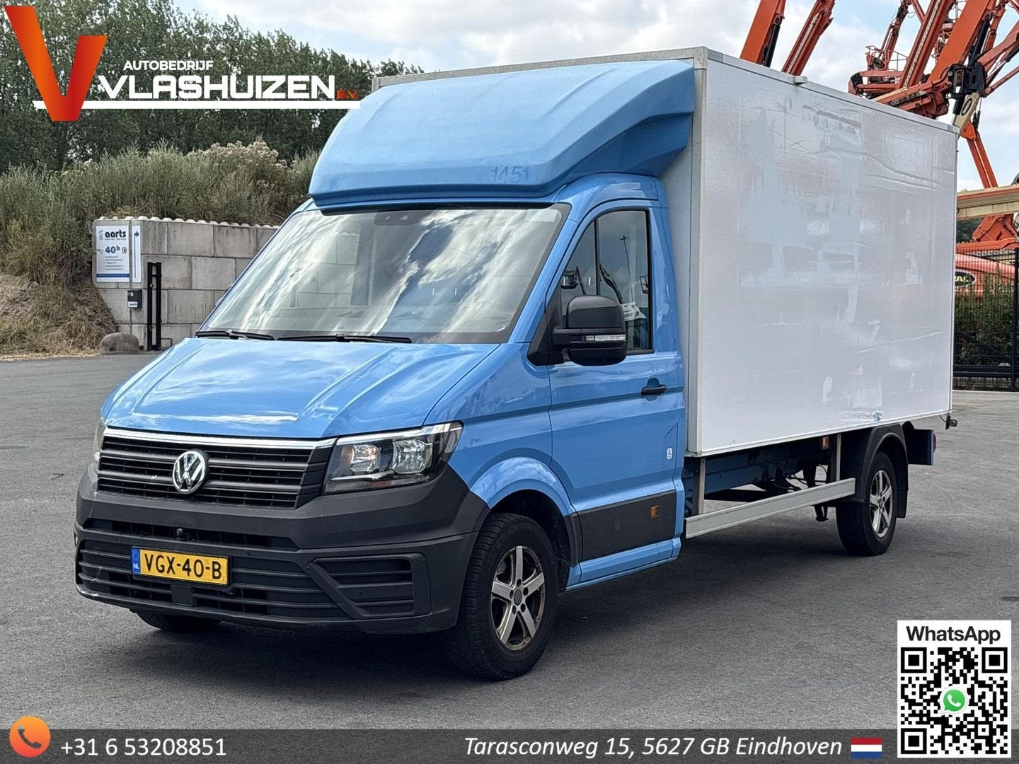 Volkswagen Crafter 35 2.0 TDI L4H3 | € 7.450,- NETTO! | Bakw, Blauw, Bedrijf, 277 g/km, ABS