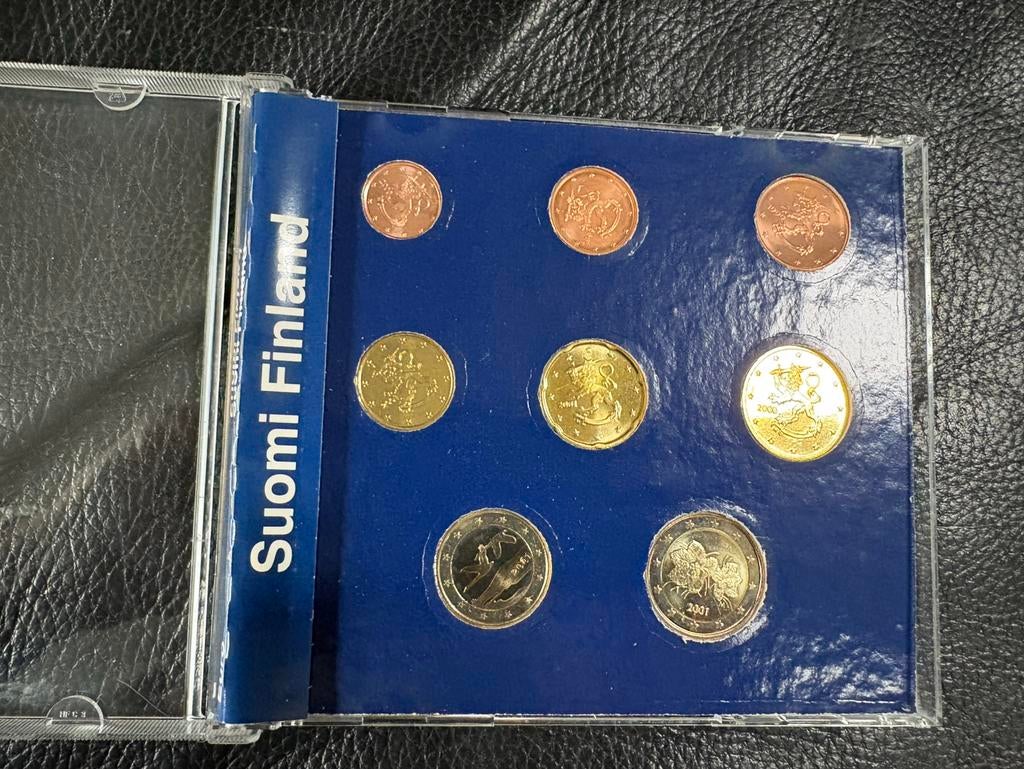 Euroset Finland 2001, Ophalen of Verzenden, Finland, Overige waardes, Setje