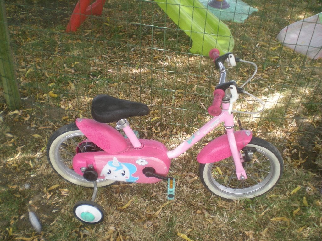 Meisjesfiets Unicorn 14 inch, Fietsen en Brommers, Fietsen | Meisjes, Ophalen, Zo goed als nieuw