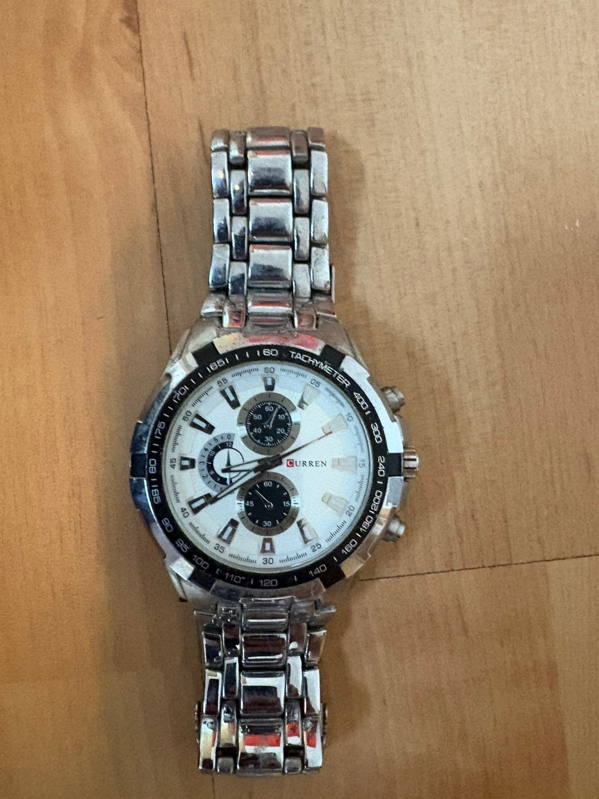 Drie horloge met platte batterij, Ophalen of Verzenden, Gebruikt