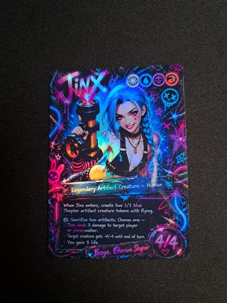 MTG Jinx Breya, Hobby & Loisirs créatifs, Enlèvement ou Envoi, Comme neuf, Cartes en vrac, Foil