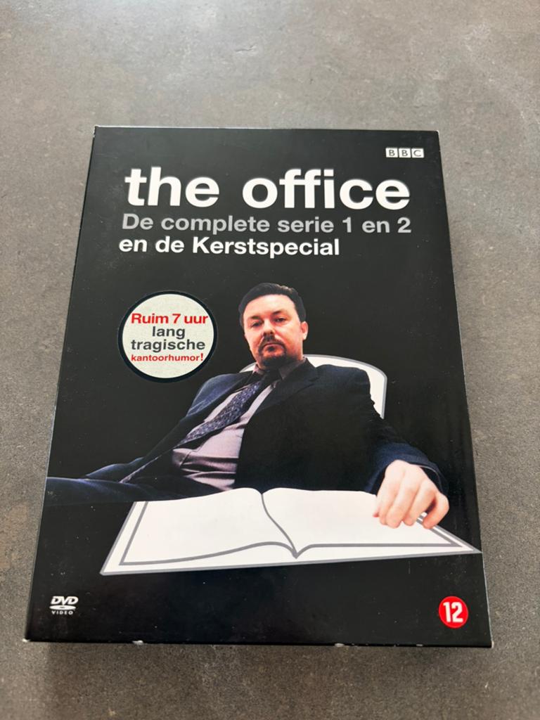 DVD The Office Box Seizoen 1 en 2 + Kerstspecial, Alle leeftijden, Boxset, Ophalen of Verzenden, Zo goed als nieuw