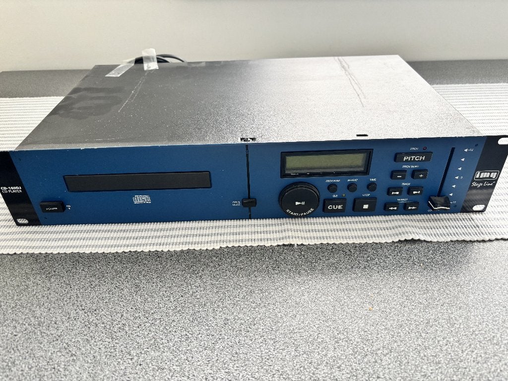 IMG Stage Line CD-160DJ 19” DJ cd-speler met pitch control, Audio, Tv en Foto, Ophalen of Verzenden, Gebruikt