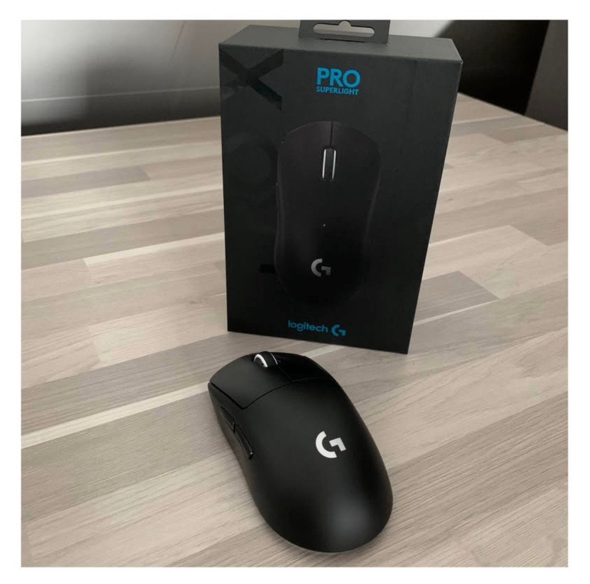 Logitech G Pro X Superlight | NOIR, Souris, Comme neuf, Enlèvement, Sans fil