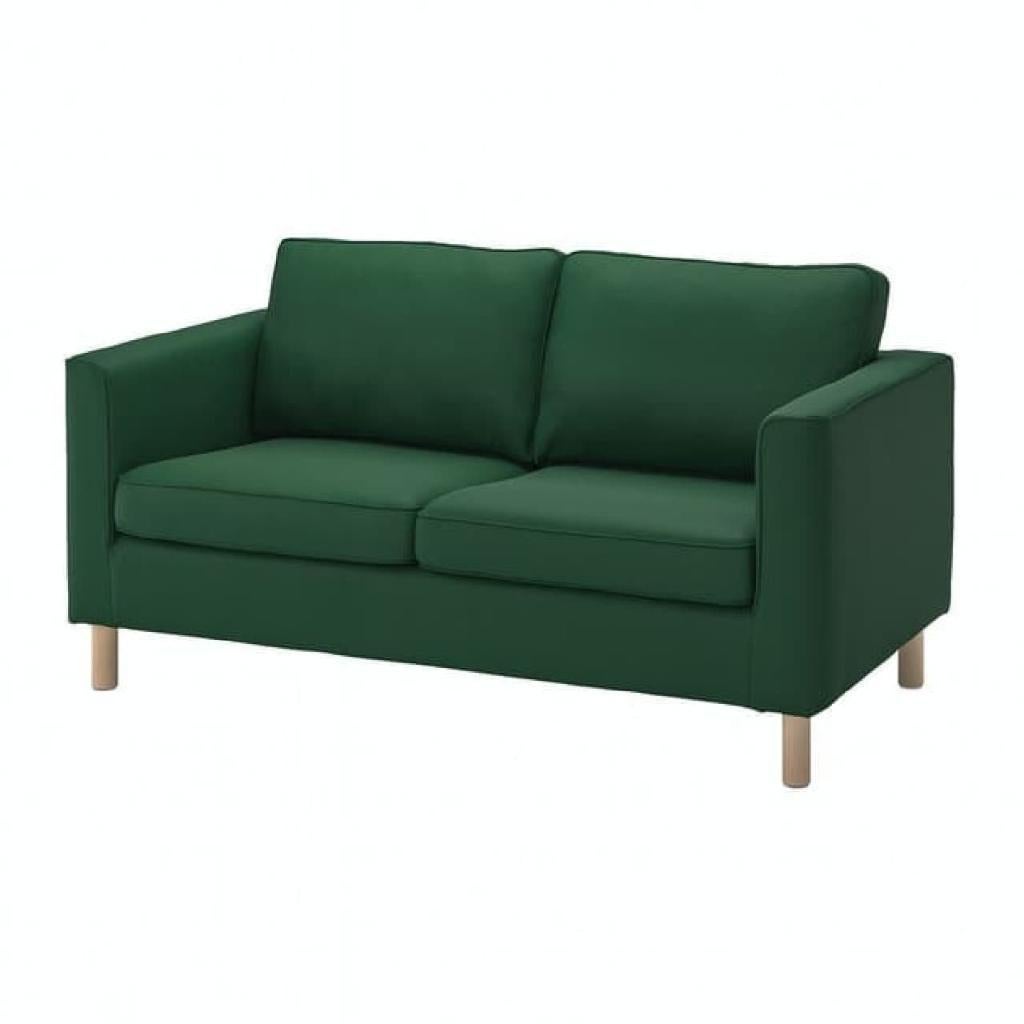 Canapé 2 places vert style scandinave – Très bon état, 75 à 100 cm, Comme neuf, Enlèvement, Scandinave