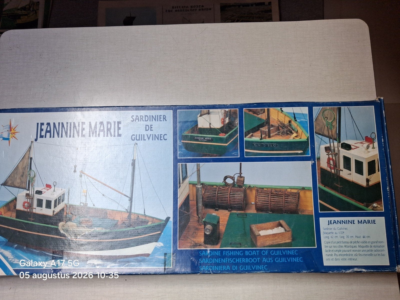 modelboot  Jeannine Marie vissersboot, Enlèvement, Utilisé, Plus grand que 1:32