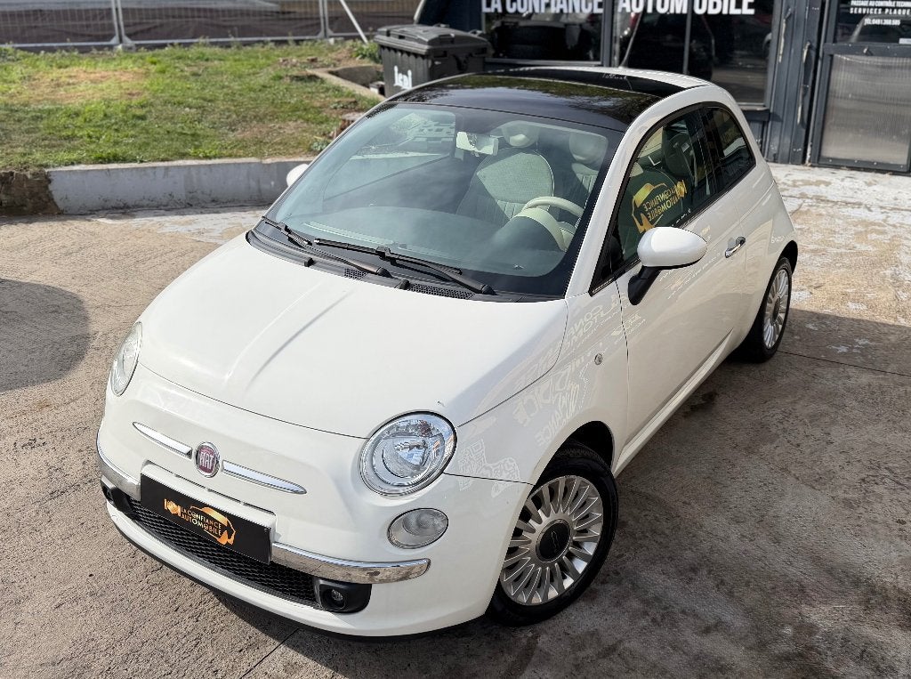 Fiat 500 1.2i Lounge 1e eigenaarsgarantie 12 maanden, Auto's, Voorwielaandrijving, Stof, 1242 cc, 4 cilinders