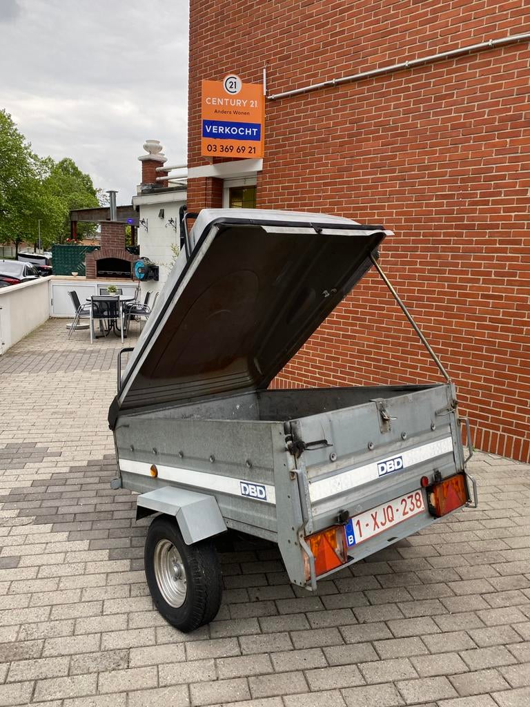 Aanhangwagen met deksel, Auto diversen, Ophalen, Gebruikt