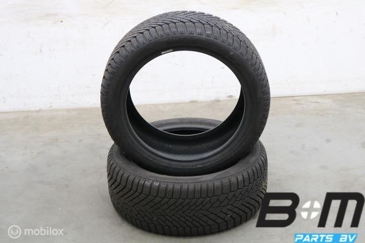 2 x 2254517 91H Pirelli Cinturato Winter 8mm 225 45 17, Auto-onderdelen, Gebruikt, 17 inch, Winterbanden, Band(en)