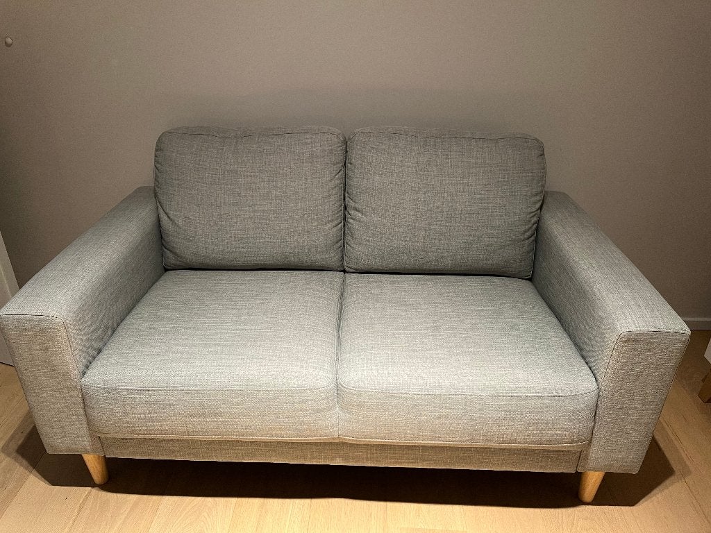 Zetel, Huis en Inrichting, Zetels | Zetels, Ophalen, Grijs, JYSK, Tweepersoons, 75 tot 100 cm
