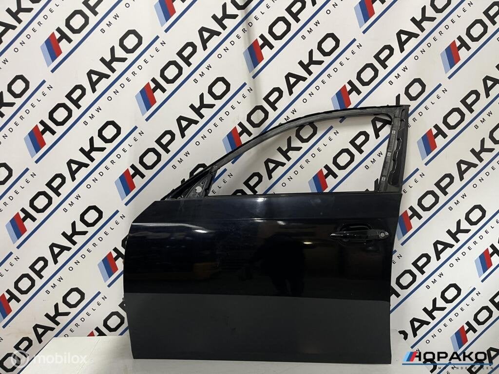 BMW 5 serie E60 E61 |voordeur links| Carbonschwarz metallic, Auto-onderdelen, Gebruikt, Deur, Einsteinlaan 5, Rijnswijk, Ophalen of Verzenden