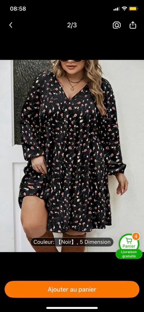 Robe grande taille 3xl 3 e, Vêtements | Femmes, Grandes tailles, Enlèvement ou Envoi, Neuf, Bleu, Robe