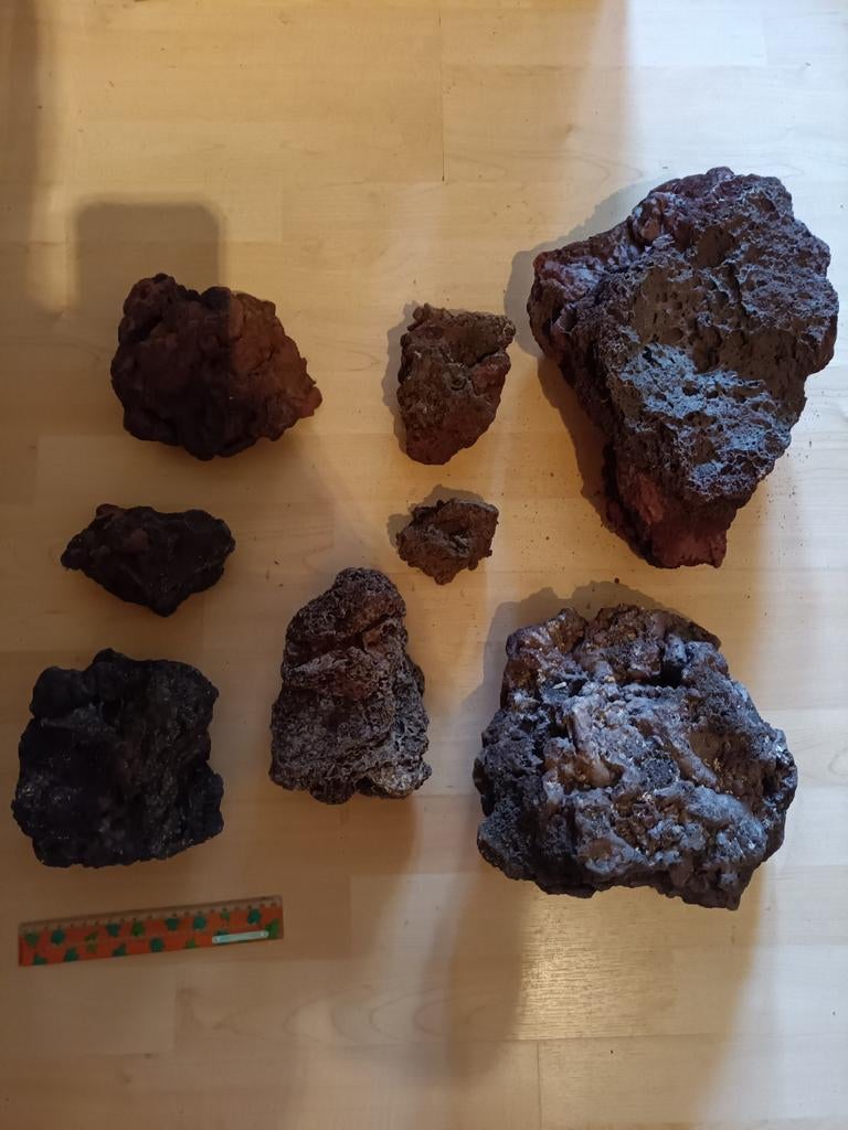 Set van 8 lavastenen, Dieren en Toebehoren, Vissen | Aquaria en Toebehoren, Ophalen