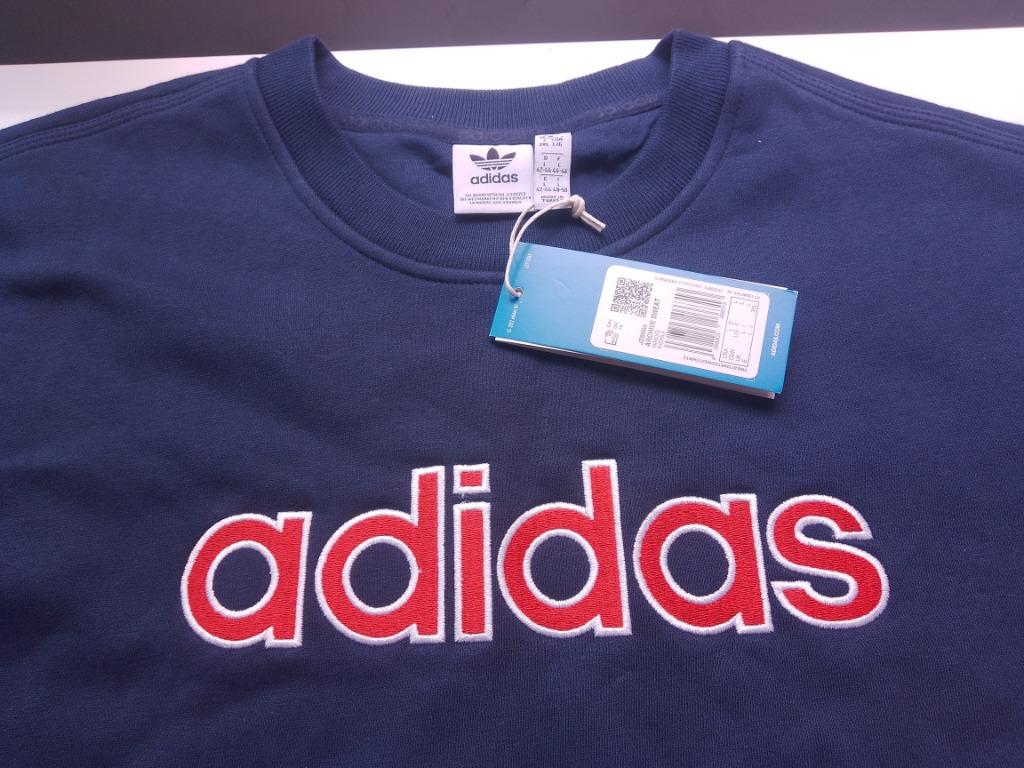 nieuwe adidas sweater large L in verpakking indigo, Maat 52/54 (L), Nieuw, Adidas, Verzenden