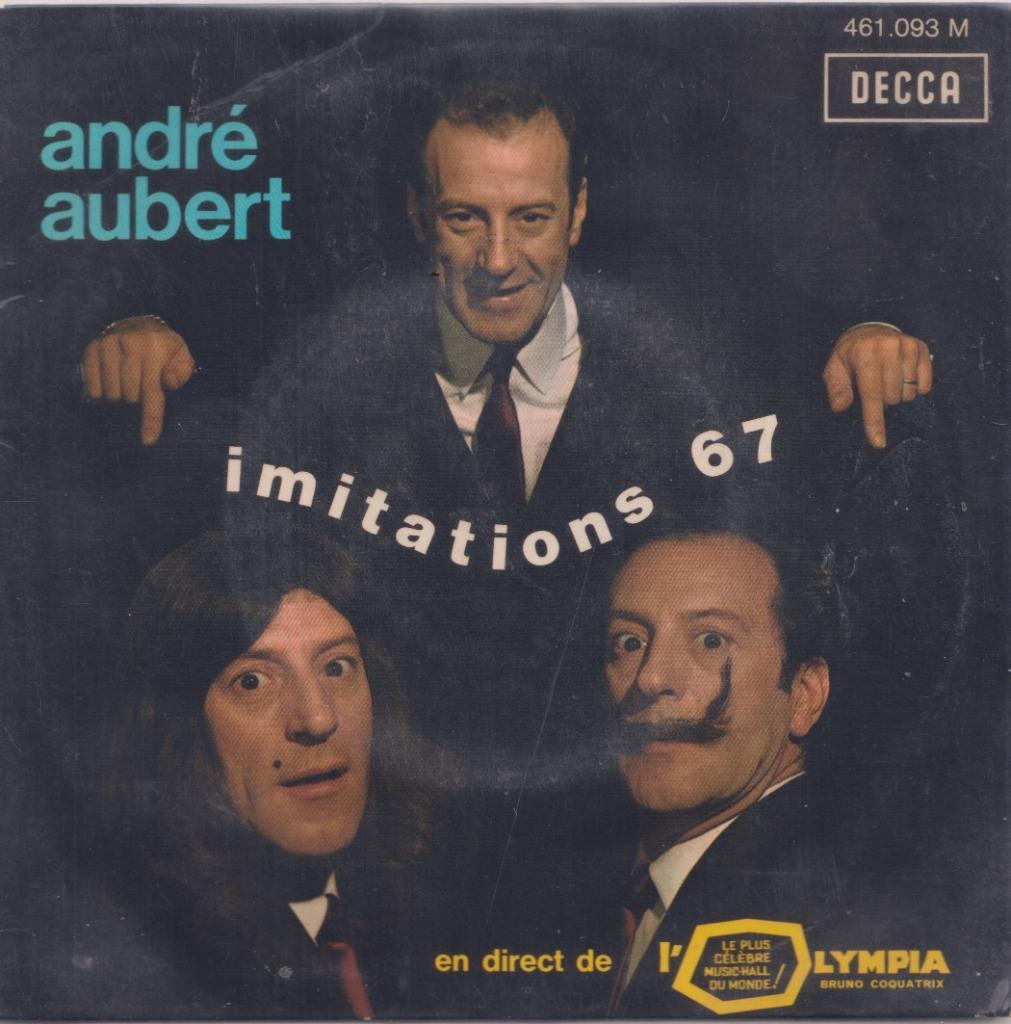 André Aubert – Imitations 67 - Single - EP, Enlèvement ou Envoi, Utilisé, Autres genres