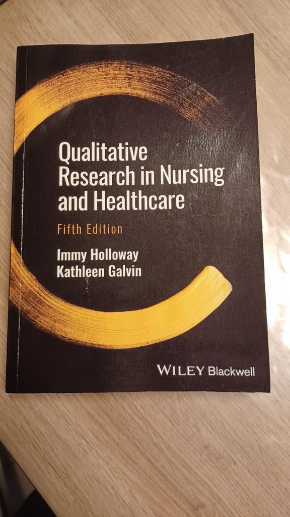 Boek qualitative research in nursing and healthcare, Boeken, Ophalen