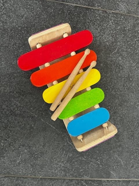 Houten speelgoed xylofoon, Ophalen of Verzenden, Zo goed als nieuw, Overige typen