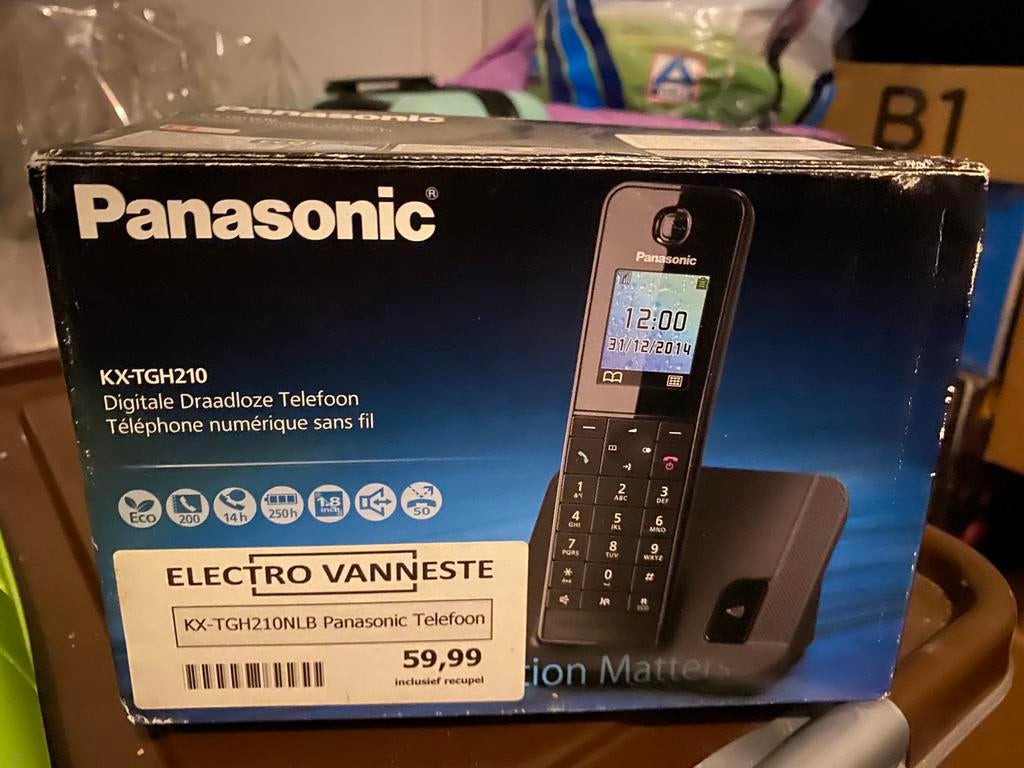 Panasonic KX-TGH210, Telecommunicatie, Vaste telefoons | Handsets en Draadloos, Ophalen, Gebruikt, 1 handset, Stralingsarm