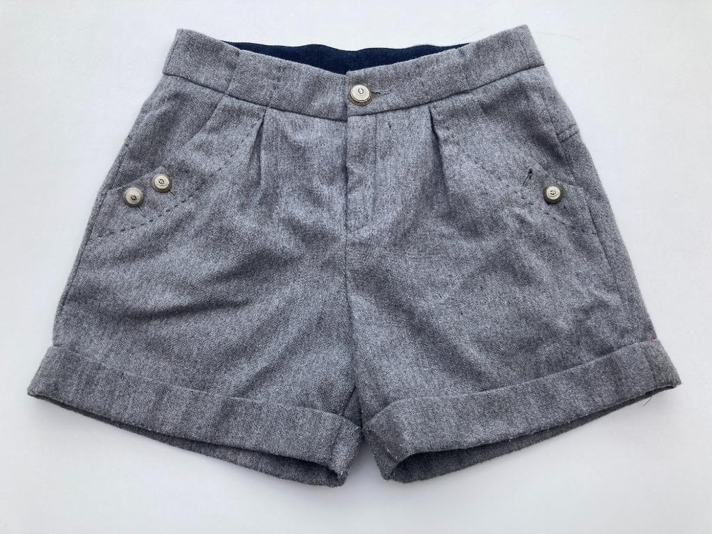 Grijze short winter - Zara kids - maat 128, Kinderen en Baby's, Kinderkleding | Maat 128, Broek, Gebruikt, Meisje, Ophalen of Verzenden