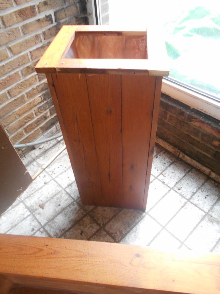 BAC DE FLEURS EN BOIS, Jardin & Terrasse, Enlèvement, Neuf, Bois