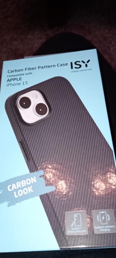 Gsm carbon hoesje iPhone 15, Ophalen