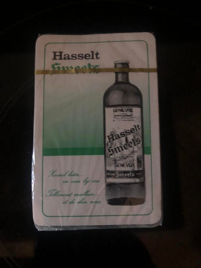 SMEETS jenever Hasselt speelkaarten kwajongen  / troeven, Verzamelen, Merken en Reclamevoorwerpen, Ophalen of Verzenden, Nieuw