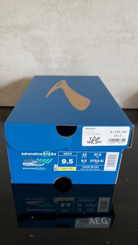 Brooks adrenaline GTS 24 maat 43, Sport en Fitness, Loopsport en Atletiek, Ophalen, Zo goed als nieuw