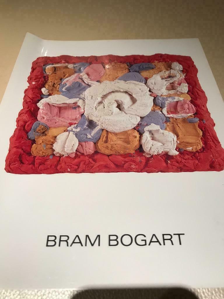 Bram Bogart invitatie A4 formaat, Ophalen of Verzenden, Zo goed als nieuw, Schilder- en Tekenkunst