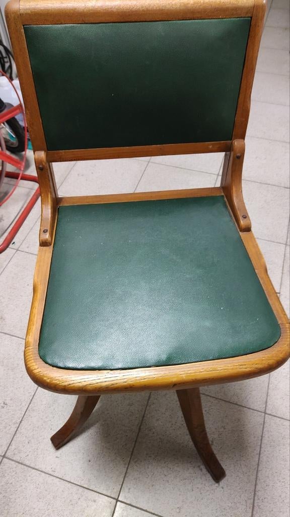 chaise de bureau vintage marquée JIM/chaise industrielle, Enlèvement