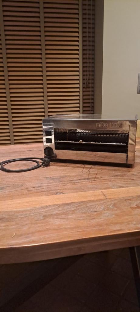 milan toast toaster, Enlèvement ou Envoi, Utilisé, Mobilier en inox