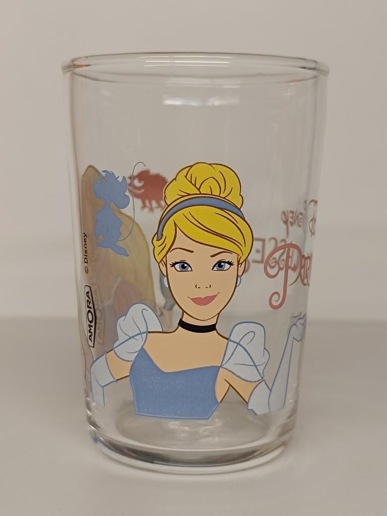 Disney Princesses Cinderella & Rapunzel glas, Enlèvement ou Envoi, Comme neuf