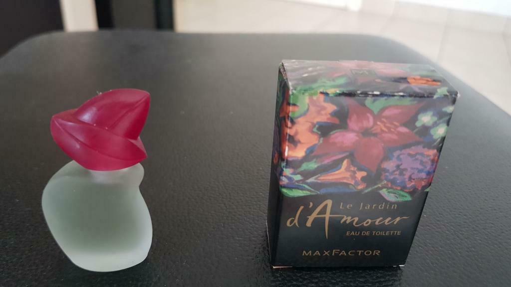 Max Factor le jardin d amour miniatuur, Ophalen of Verzenden, Zo goed als nieuw, Miniatuur