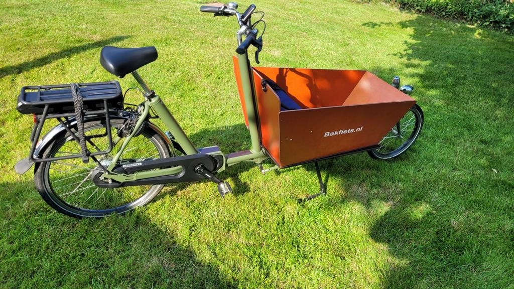 Elektrische bakfiets.(bakfiets nl), Vélos & Vélomoteurs, Vélos | Vélos avec bac, 2 enfants, Enlèvement