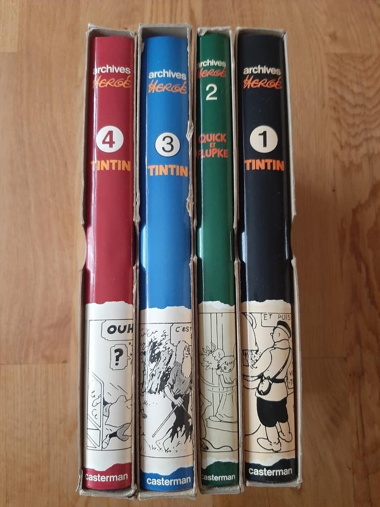 Archives Hergé tomes 1, 2 3 et 4 en français, Livres, Série complète ou Série, Enlèvement ou Envoi, Comme neuf, Europe