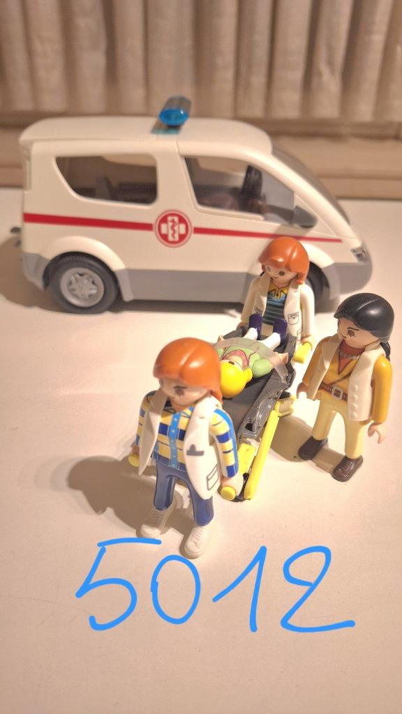 Playmobil ziekenhuis en ambulance (lot), Enlèvement, Utilisé, Playmobil en vrac