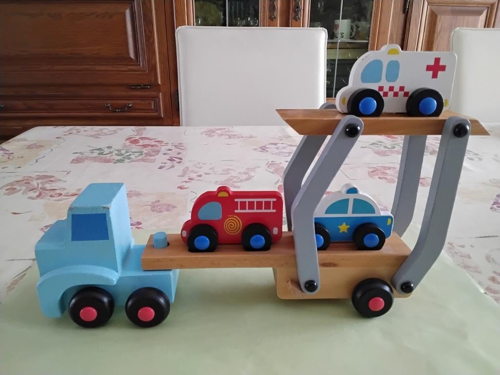 2 Houten speelgoedjes  (De prijs is voor de 2 samen !), Enlèvement, Utilisé