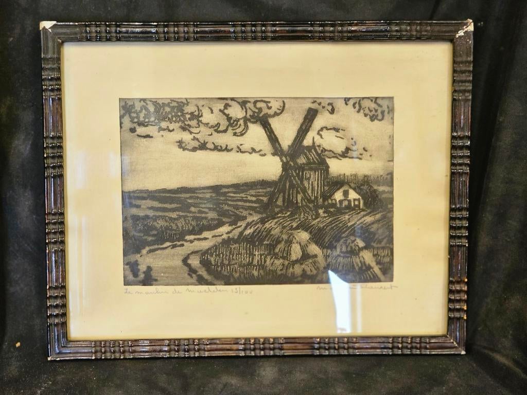 Maurice Flament. Le moulin de mechelen

13/100, Antiek en Kunst, Kunst | Etsen en Gravures, Ophalen of Verzenden
