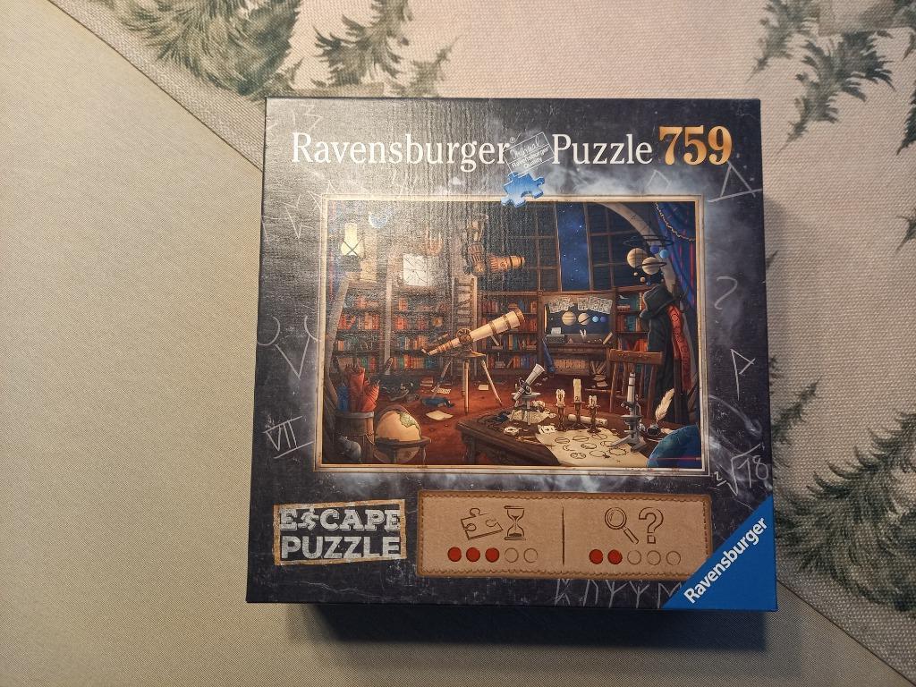 Escape puzzel Ravensburger 759, Ophalen of Verzenden, 500 t/m 1500 stukjes, Nieuw, Legpuzzel