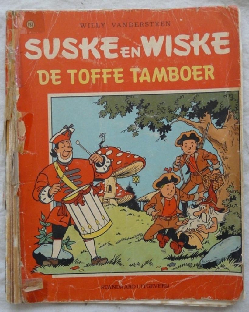 Strip Boek, Suske en Wiske, De Toffe Tamboer, Nr.183, 1981., Enlèvement ou Envoi, Willy Vandersteen, Une BD, Utilisé