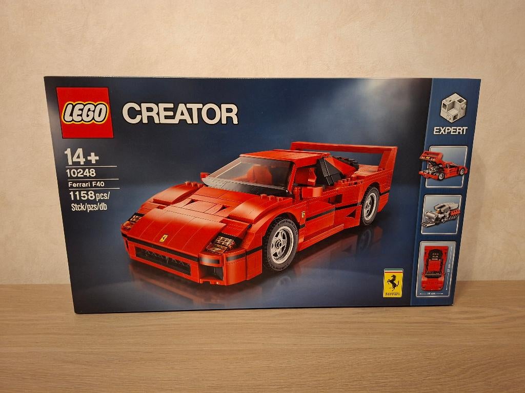 LEGO 10248 Ferrari F40 nieuw, Ophalen, Nieuw, Complete set, Lego