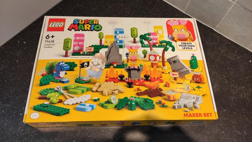 Lego Super Mario 71418 Makersset ONGEOPEND, Kinderen en Baby's, Ophalen of Verzenden, Nieuw, Complete set, Lego