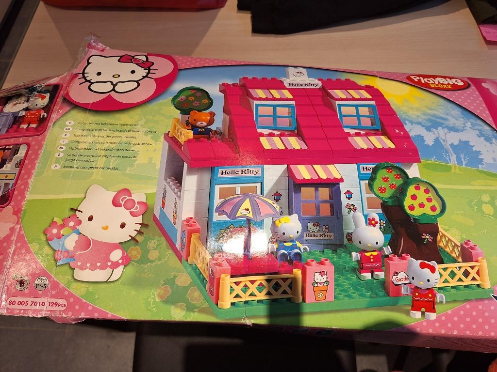 *Hello Kitty huis, Kinderen en Baby's, Speelgoed | Bouwstenen, Gebruikt, Ophalen
