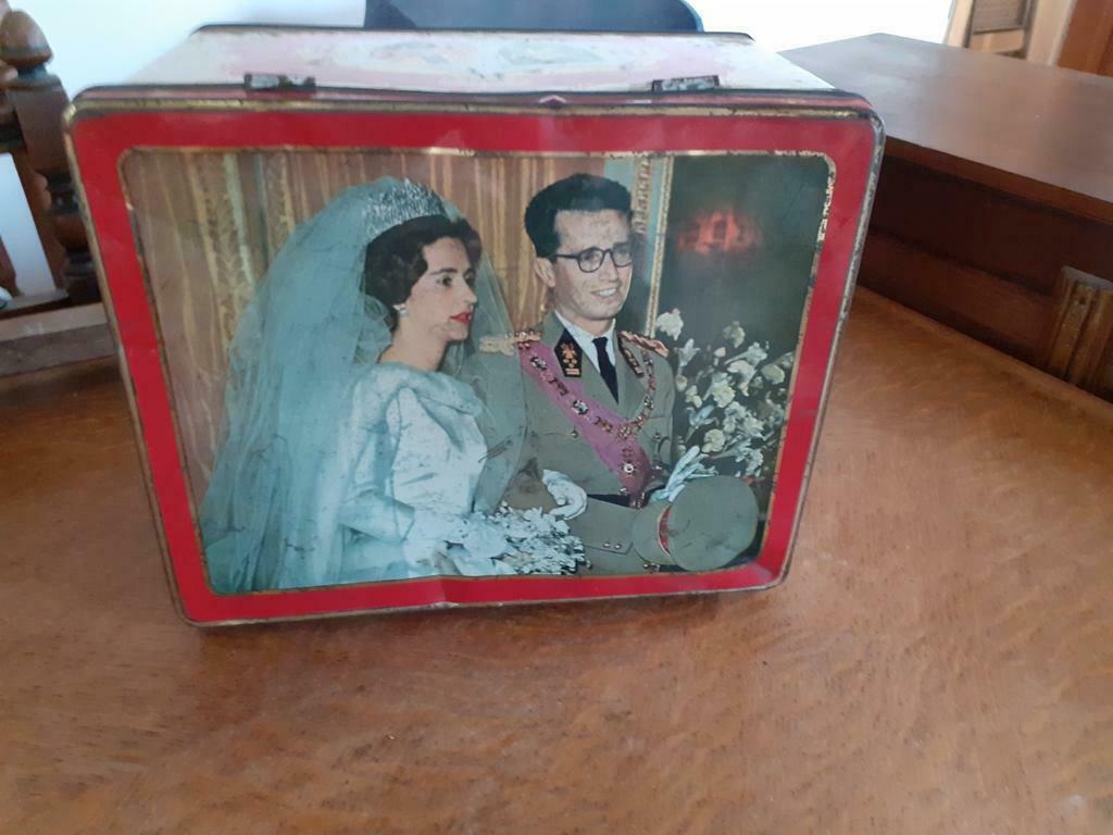 Boîte a biscuits Mariage Roi Baudouin et Fabiola., Collections, Enlèvement