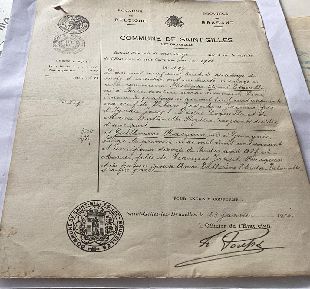 Oude rekening uit 1920, Postzegels en Munten, Ophalen of Verzenden