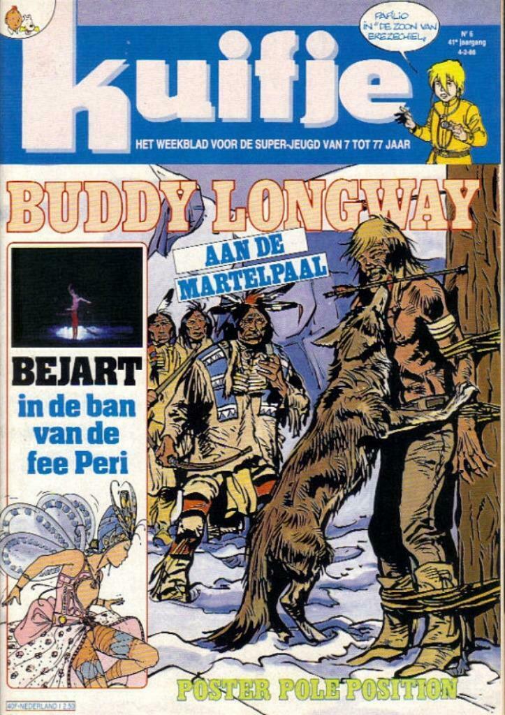Weekblad Kuifje van 4-2-1986, 41ste Jaargang , Nr.6, Gelezen, Europa, Ophalen of Verzenden, Meerdere comics