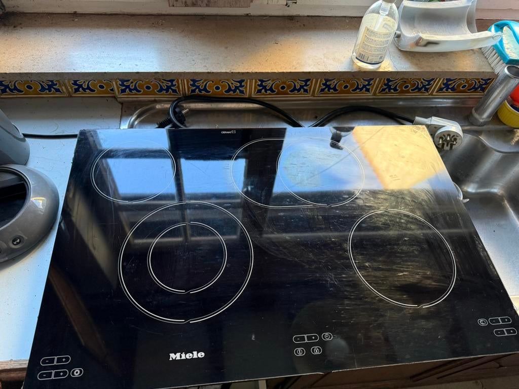 Miele Ceran kookplaat 75x49, Ophalen, Zo goed als nieuw